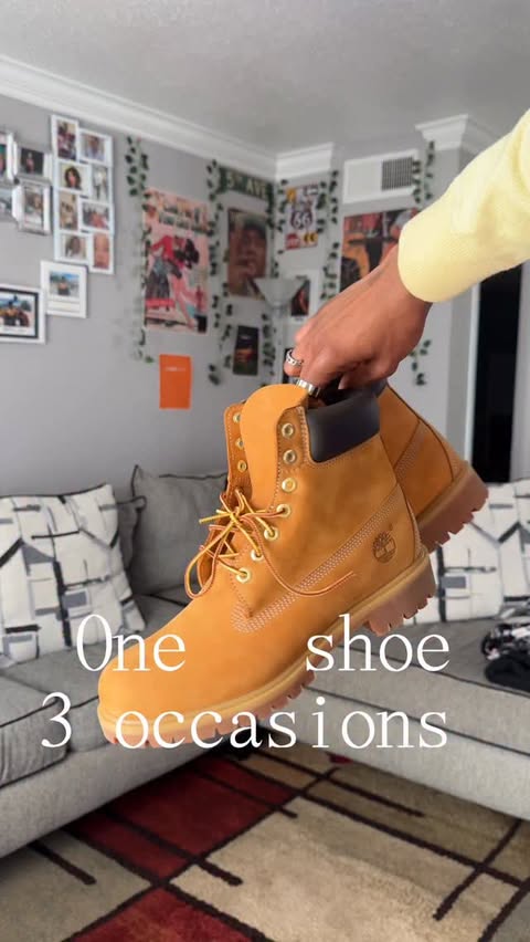 Instagram post by @itsdavidforeal for Timberland. Caption reads: Any occasion really @timberland
#timbs #ad.