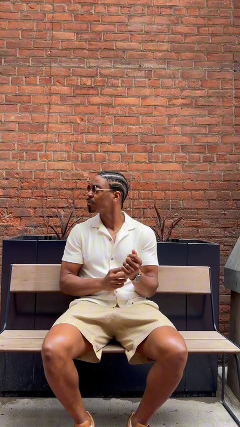 Instagram post by @royleethebarber for Gap. Caption reads: Gotta step for Juneteenth… ❤️🖤💚. @gap #GRWM....