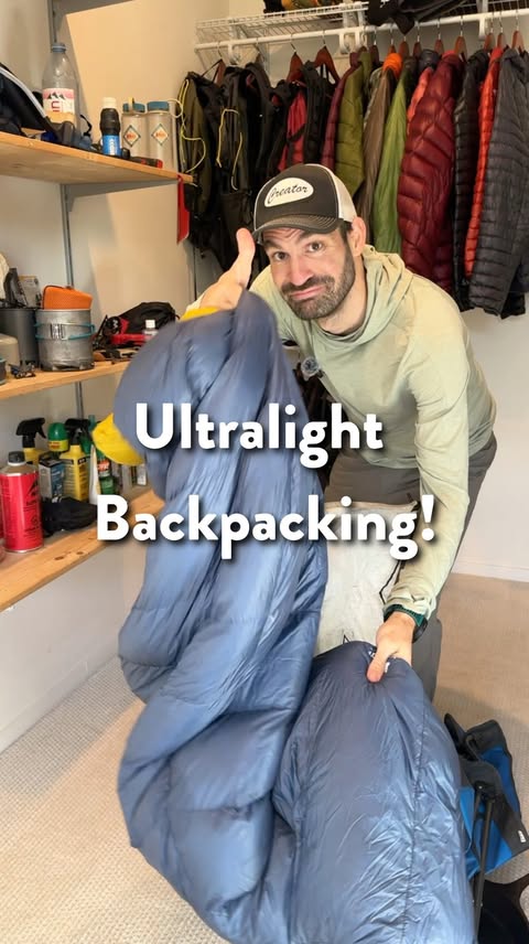 Instagram post by @thruhikers for REI. Caption reads: [...] you’re ready to go even more ultralight,....