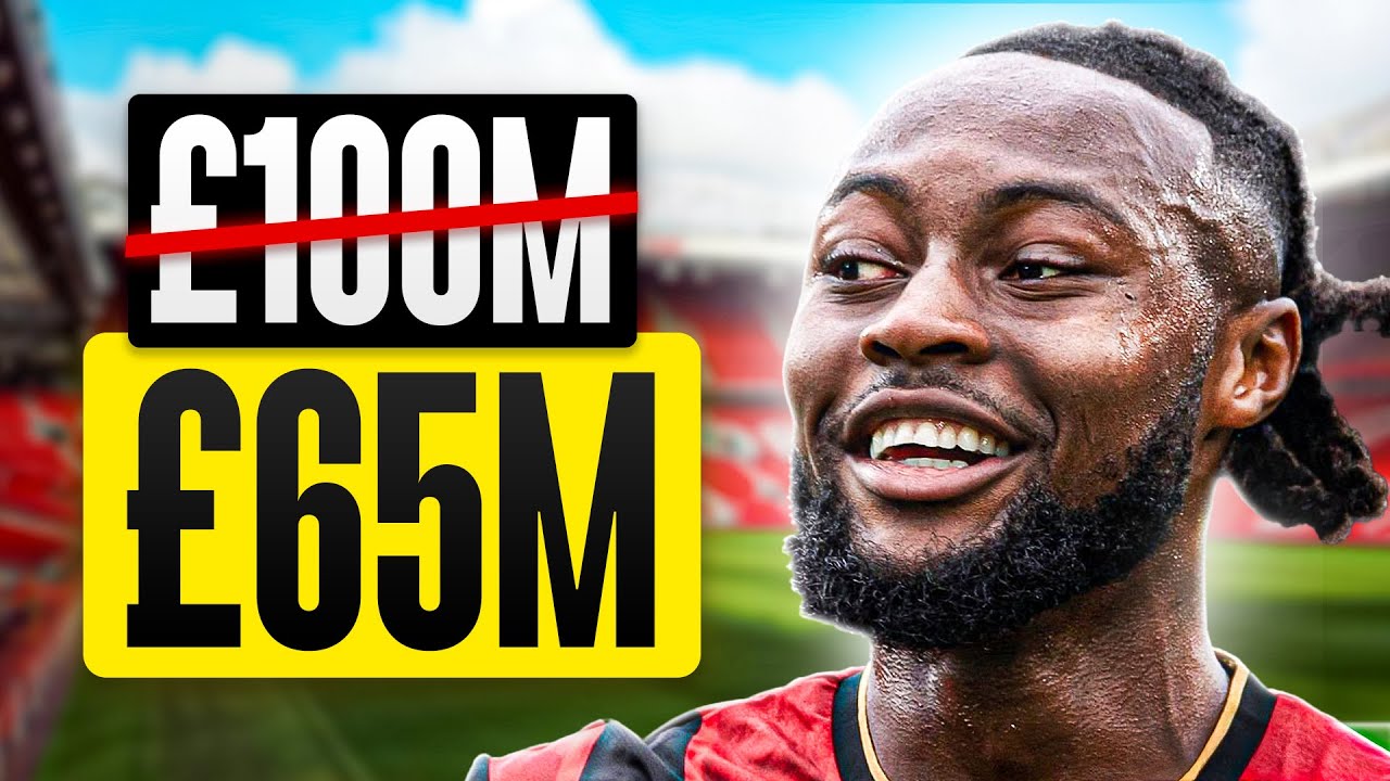 YouTube post by @unitedpeoplestv for Legend London. Caption reads: Antoine Semenyo And Manchester United: The Full....