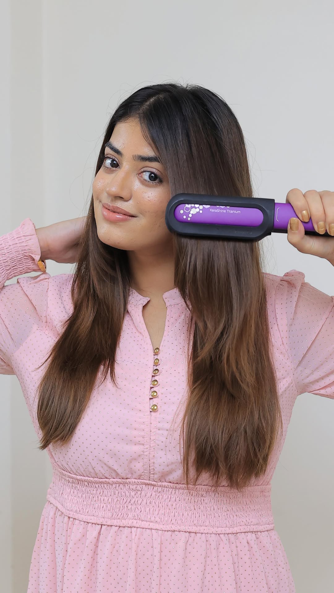 Instagram post by @jaspreetkaur_kalsi for Philips News. Caption reads: Order my Straight Hair Essentials now from my....