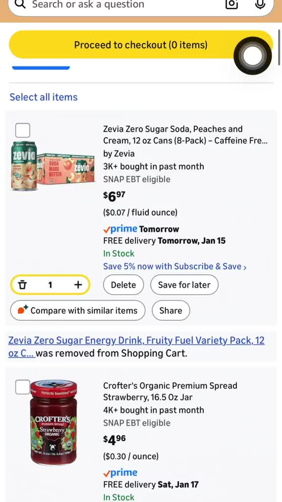 TikTok post by @dogmom267 for Zevia. Caption reads: #zeviasoda #zeviapartner I love zevia @zevia.