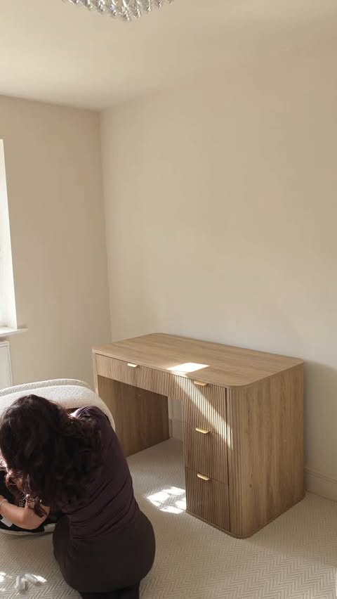 Instagram post by @kerriemariehome for ASUS. Caption reads: [...] the desk but unsure what 🤔 Also the new....