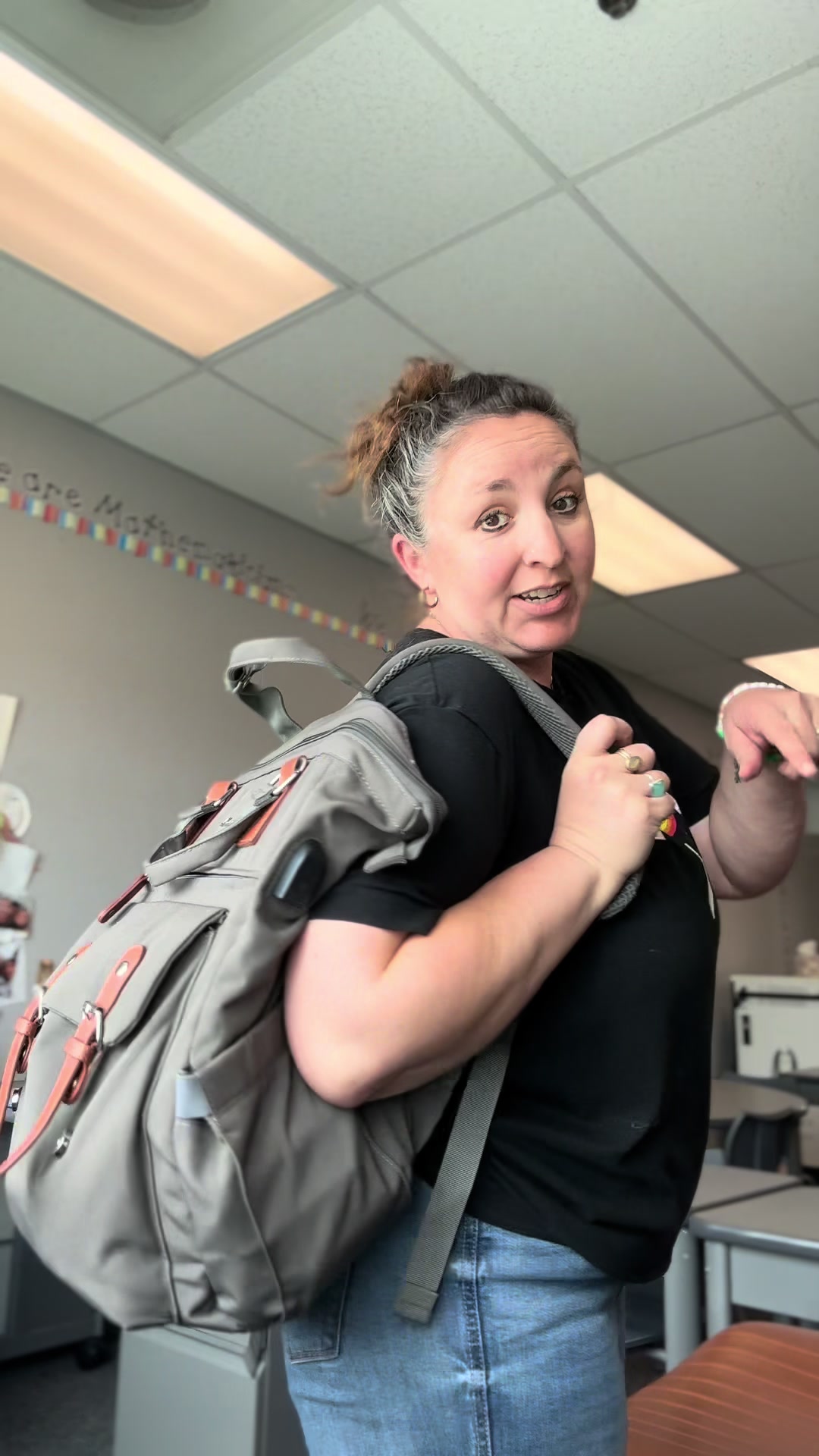 TikTok post by @hannahhelps3 for Lovevook. Caption reads: @Lovevook Bags should absolutely be your go to....