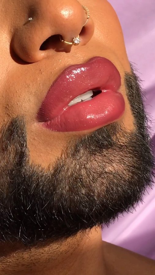 Instagram post by @makeupwithivan for Alamar Cosmetics. Caption reads: [...] lips? yes please! i partnered with....