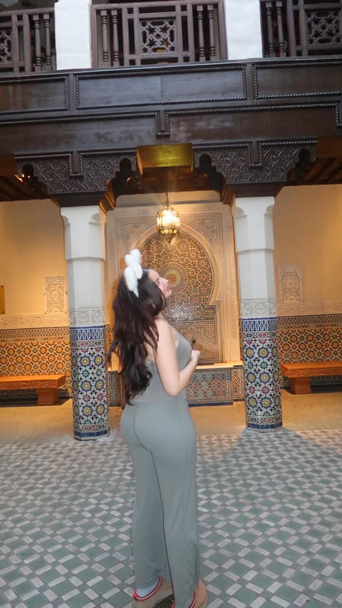 Instagram post by @emelylhernandez for Walt Disney World. Caption reads: Miss Universe at Epcot #epcot.