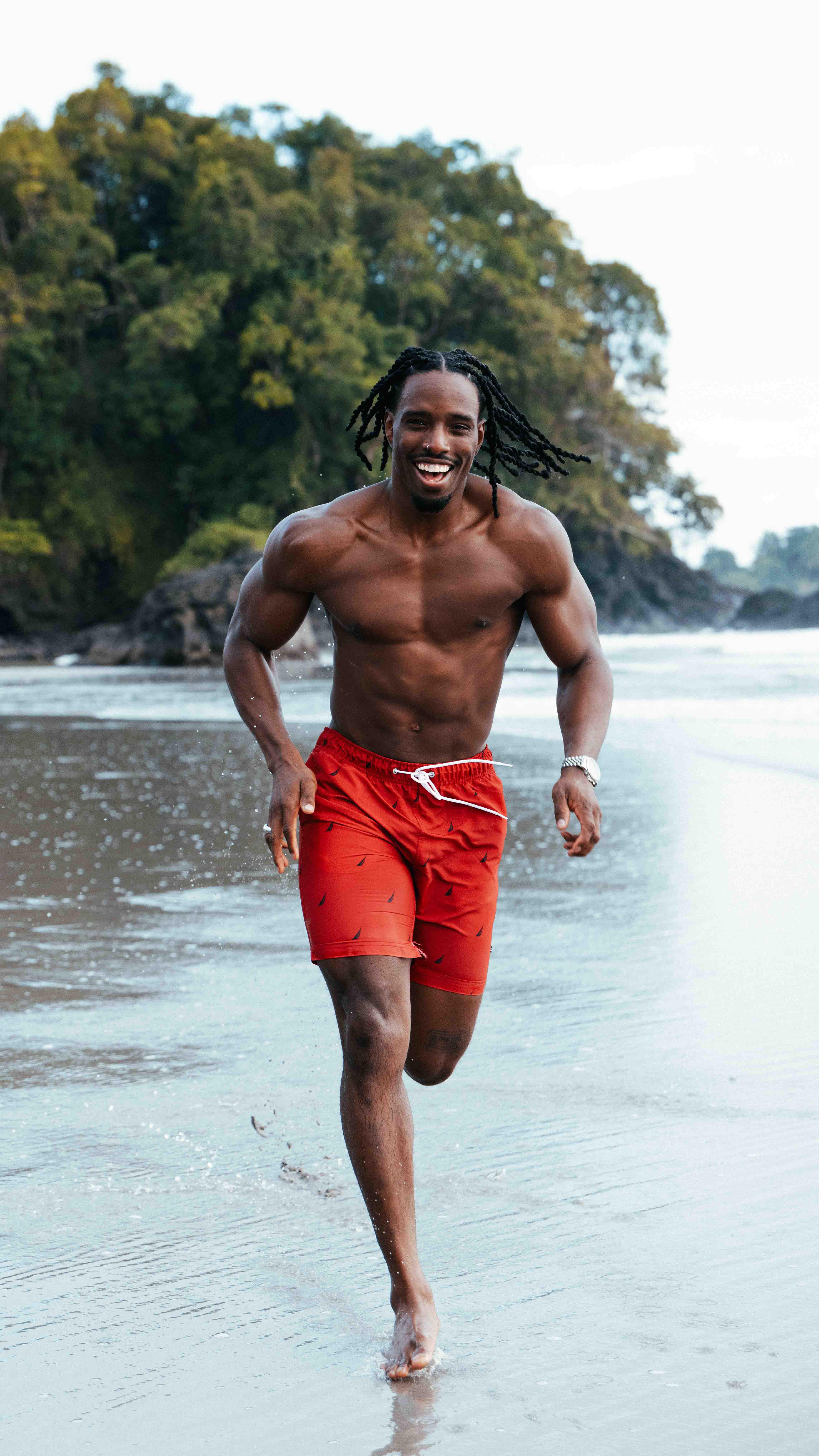 Instagram post by @karl_shakur for Nautica. Caption reads: I’ve always felt most like myself when I’m out in....