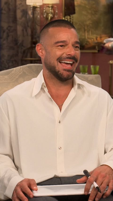 Instagram post by @ricky_martin for Apple TV. Caption reads: Movers and grasshopper shakers, Kristen Wiig and....