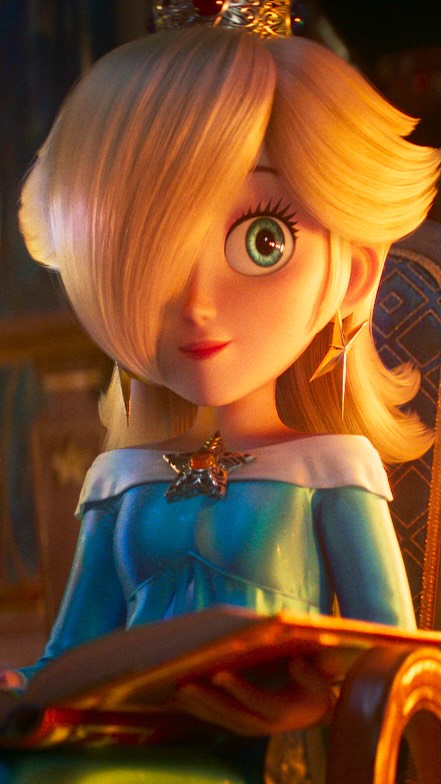 Instagram post by @illuminationent for Universal Pictures. Caption reads: Brie Larson voices Rosalina. The Super Mario....