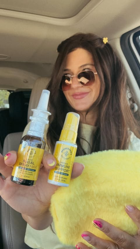 Instagram post by @shellykowatch for Beekeeper's Naturals. Caption reads: [...] “BEE” to get a link to purchase!....