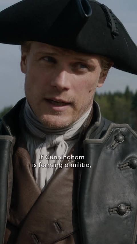 Instagram post by @samheughan for STARZ. Caption reads: Episode 4 @outlander_starz this Friday!!!! Who’s....