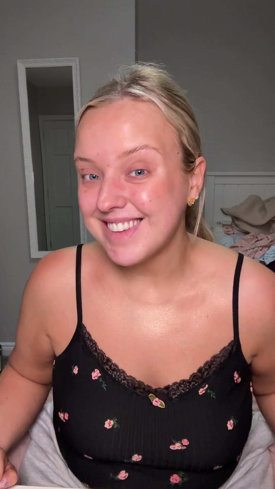 TikTok post by @annacrawfordx for Bellamianta. Caption reads: 9 years as DWTS tanning partner! @Bellamianta ad.