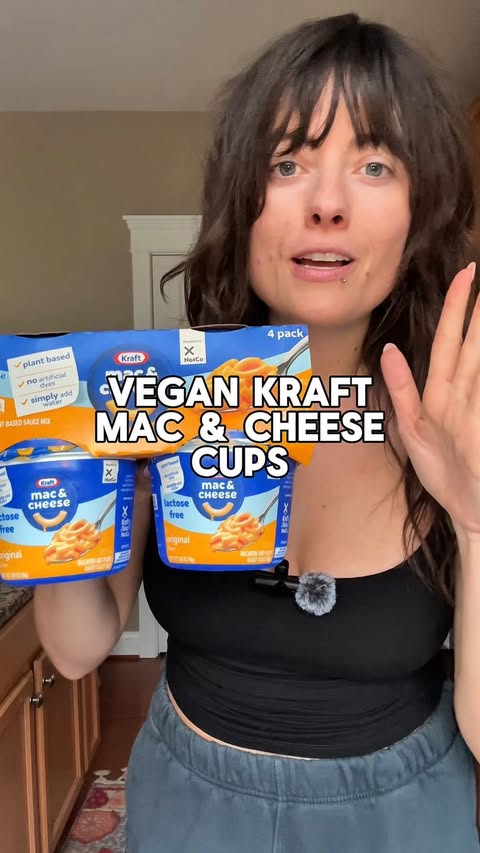 Instagram post by @maggieeatsvegan for NotCo. Caption reads: Vegan @kraft_macandcheese cups #vegan #plantbased....