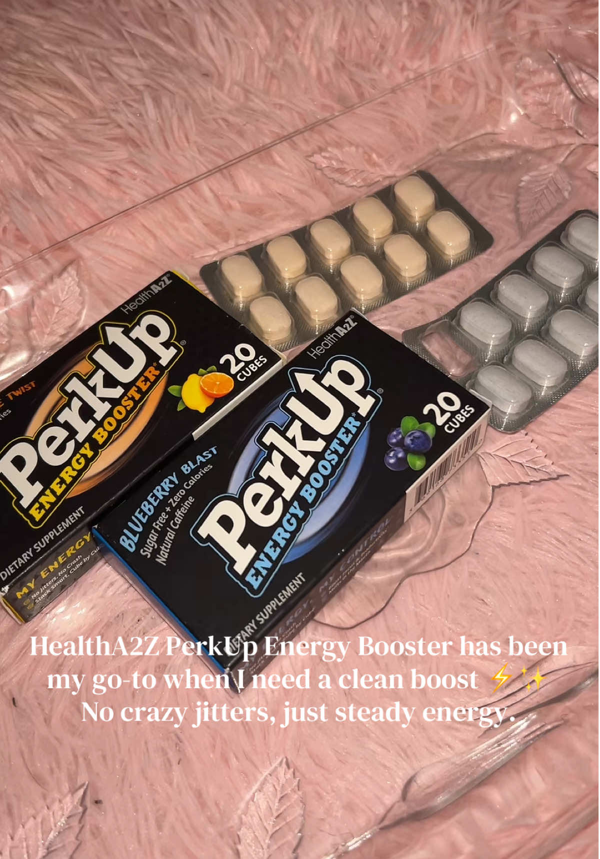 TikTok post by @lifewithjaianna for HealthA2Z. Caption reads: @HealthA2Z #energybooster #energy #nojitters [...].