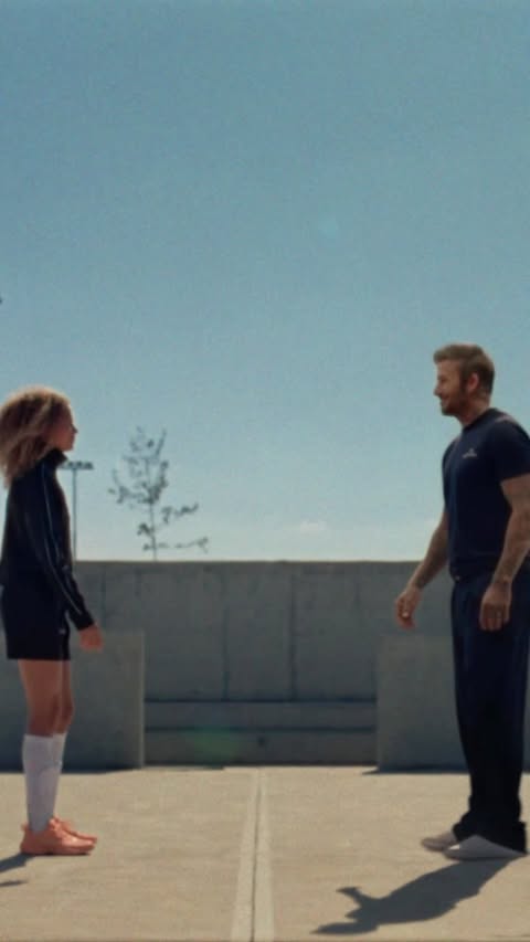 Instagram post by @davidbeckham for Bank of America. Caption reads: [...] believes in them. I’m proud that Bank of....