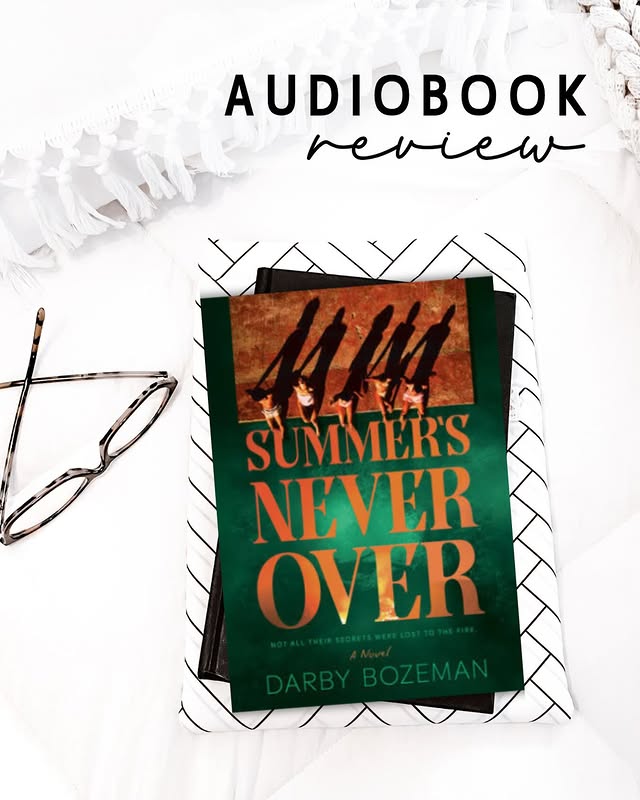 Instagram post by @backporchpages for Penguin Random House Audio. Caption reads: SUMMER’S NEVER OVER by Darby Bozeman ♡Thank you....