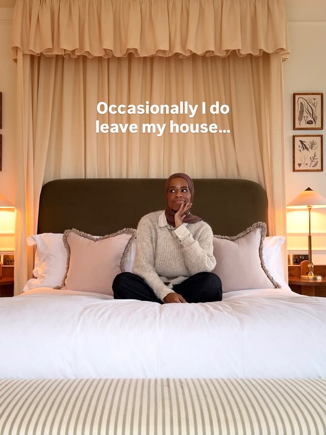 Instagram post by @grillodesigns for Dyson. Caption reads: [...] my staycation at @kinhousewiltshire with....