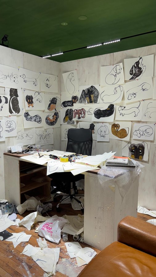 Instagram post by @mam_11_11 for Mardi Mercredi. Caption reads: MARDI MERCREDI & KWON CHULHWA EXHIBITION
⛄️12/7 -....