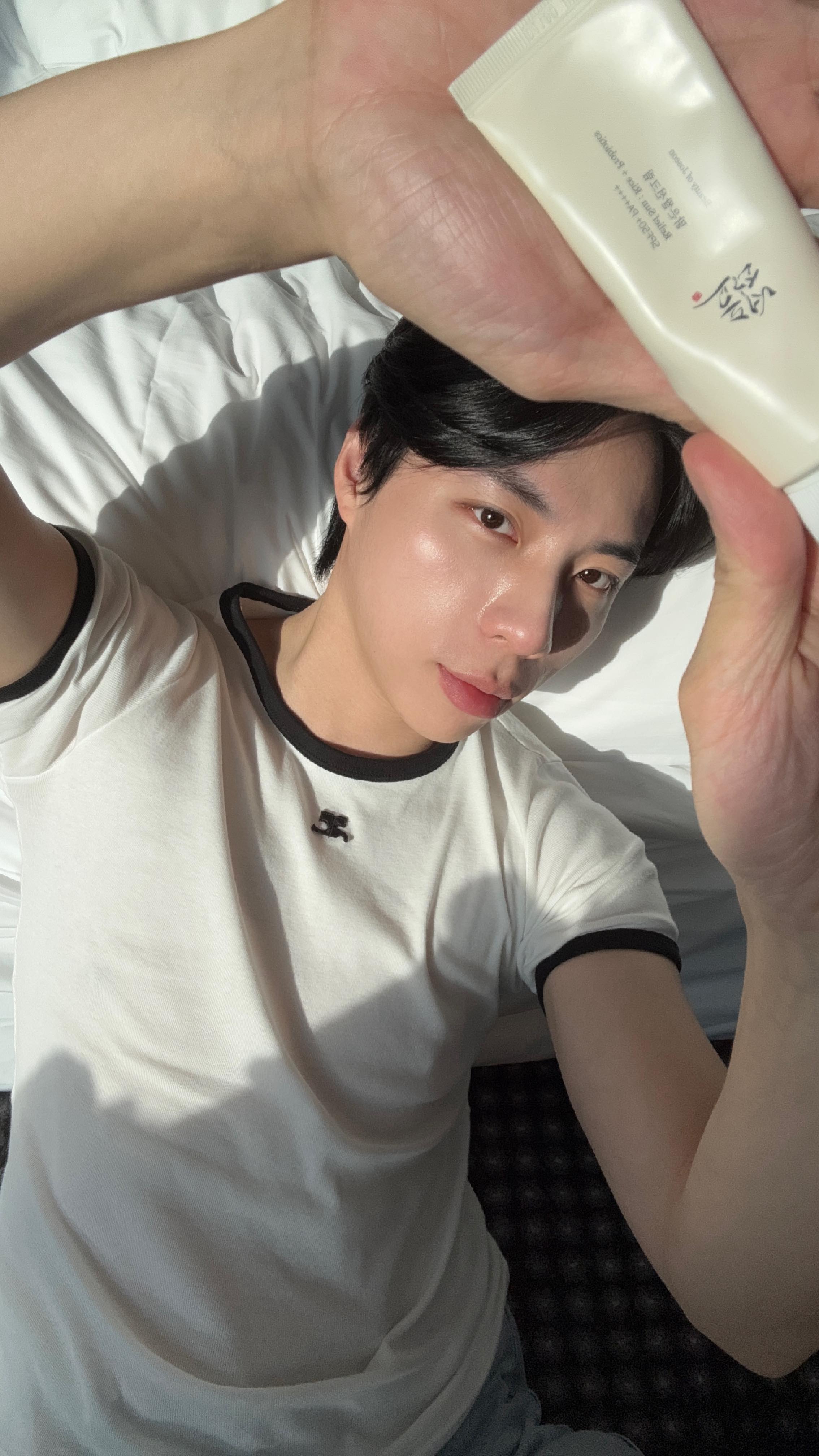 Instagram post by @shiyojoo for StyleKorean. Caption reads: Daily SPF is non-negotiable. Beauty of Joseon’s....