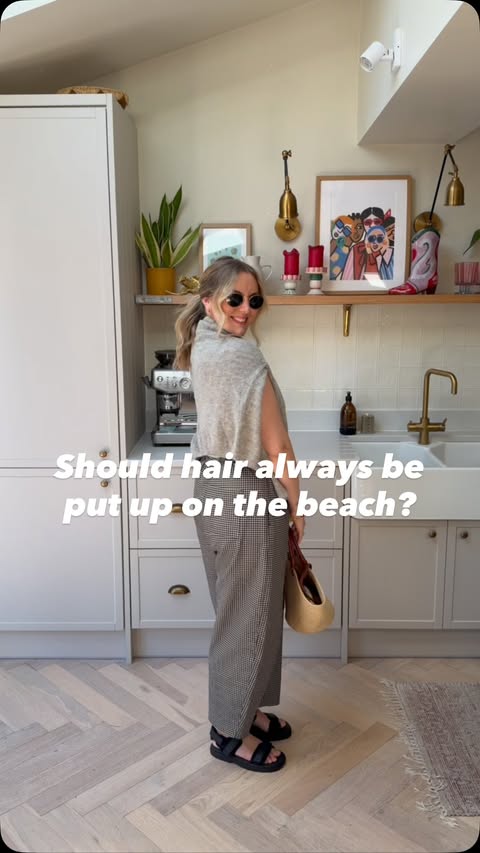 Instagram post by @leannedopaminedressing for Merry People. Caption reads: [...] Someone help me, please. Sandals:....