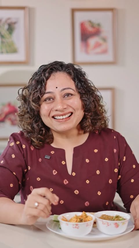 Instagram post by @amitagadre for Fortune Foods. Caption reads: [...] with Multigrains, gut health, fibre, fortune....