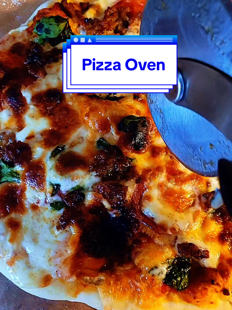 TikTok post by @mahoganyreads for GraniteStone. Caption reads: [...] and money! #pizzaathome #pizzamaker....