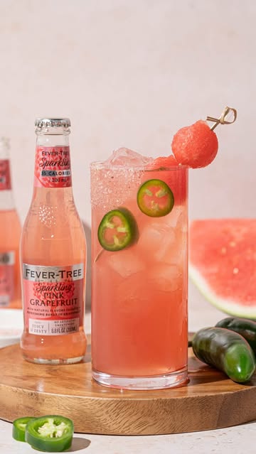 Instagram post by @the.boozy.ginger for Fever-Tree Mixers. Caption reads: Choosing a quality mixer is everything for a tall....