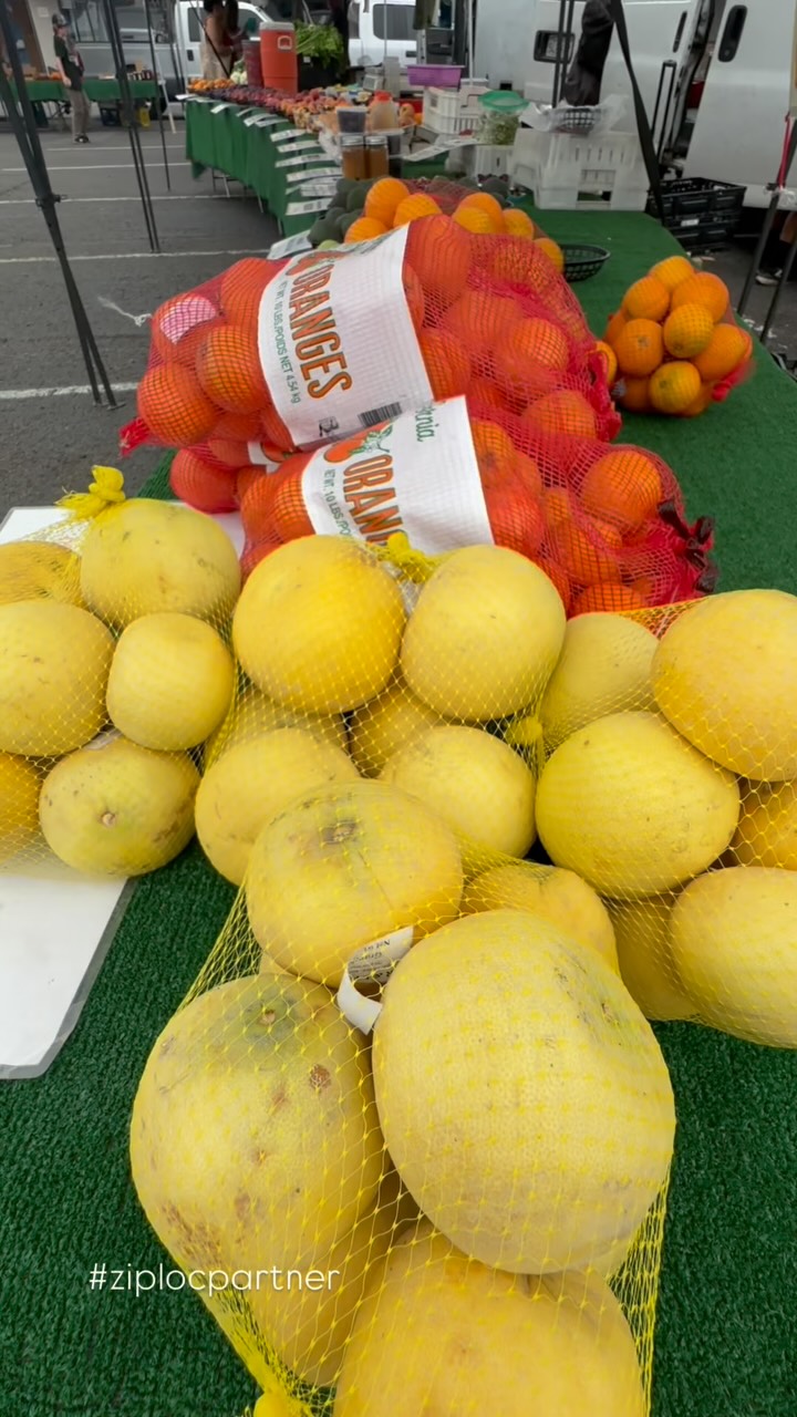 Instagram post by @grocerygettinggirl for Ziploc. Caption reads: #ZiplocPartner @ziploc THIS is the only way I’m....