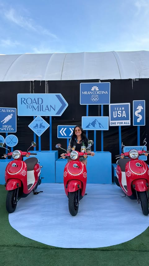 Instagram post by @explorewithgg for Peacock. Caption reads: [...] you’ll be able to watch it on @nbc and....