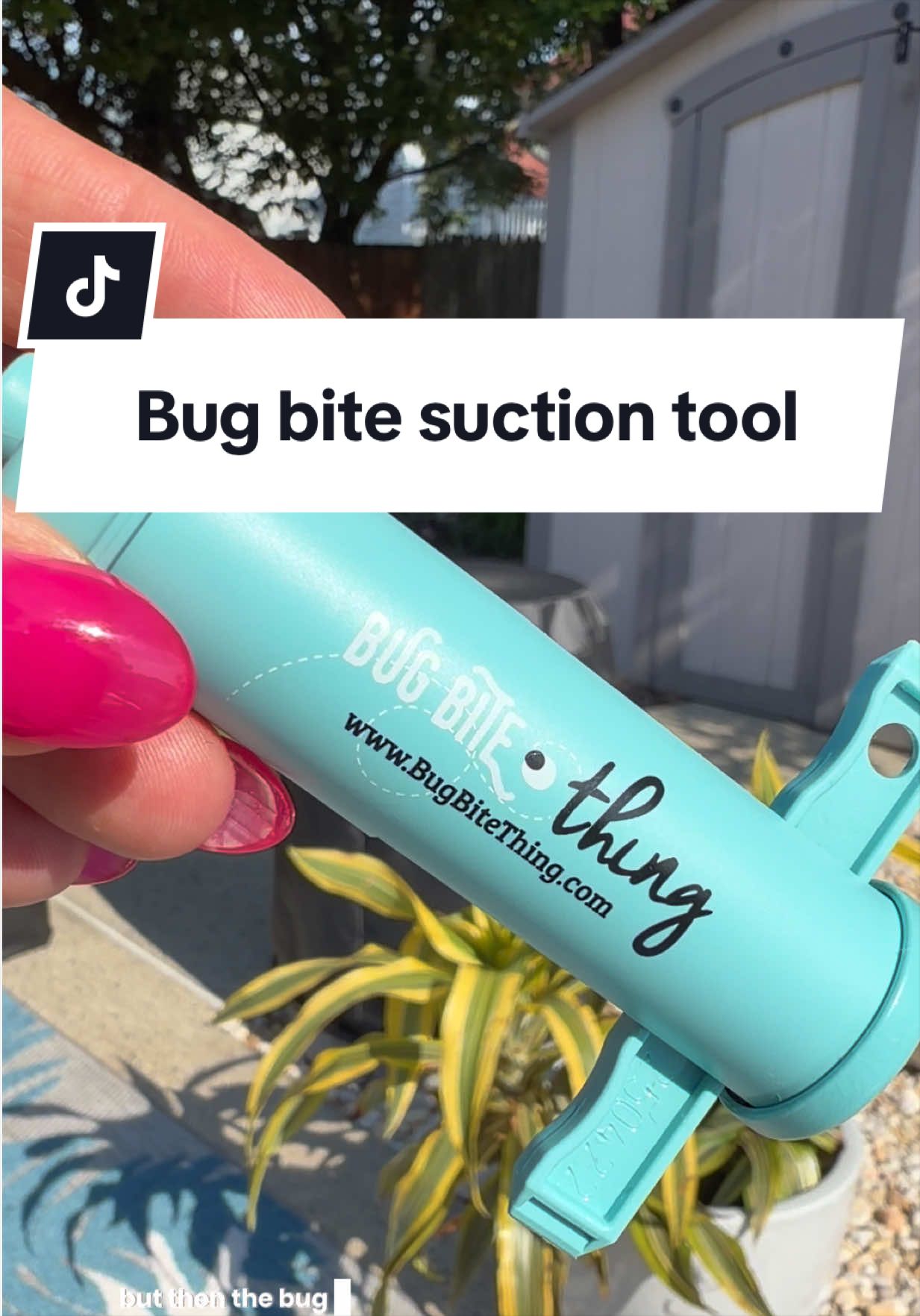TikTok post by @realangiern for Bug Bite Thing. Caption reads: [...] bites ruin your summer➡️grab this bug bite....