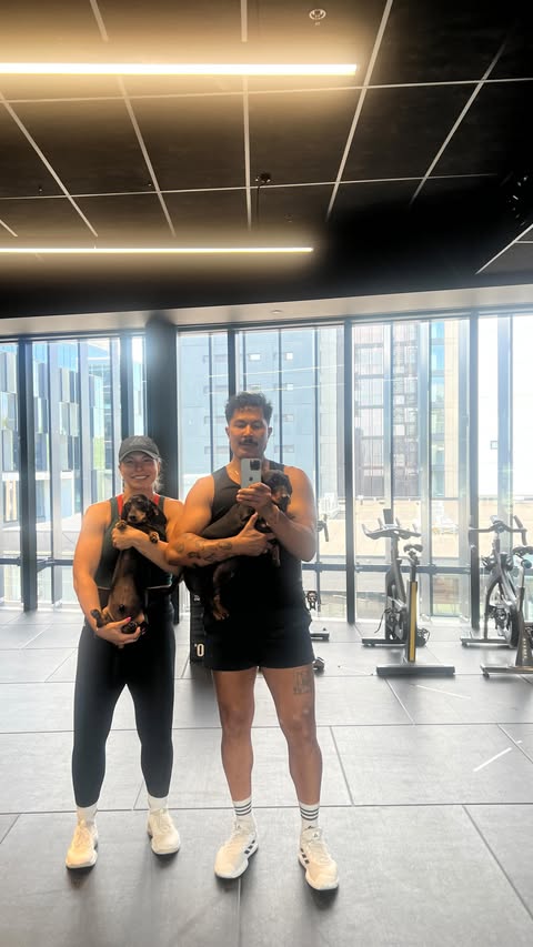 Instagram post by @marknuusteelebodystep for LES MILLS. Caption reads: [...] & take a look back with me 😵‍💫....