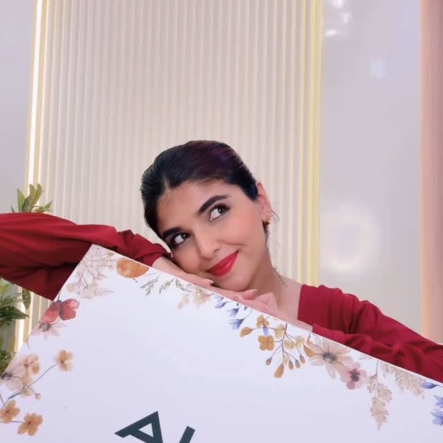 Instagram post by @ashi_khanna for ALDO Shoes. Caption reads: POV: You unbox a bag and heels from @aldo_shoes....