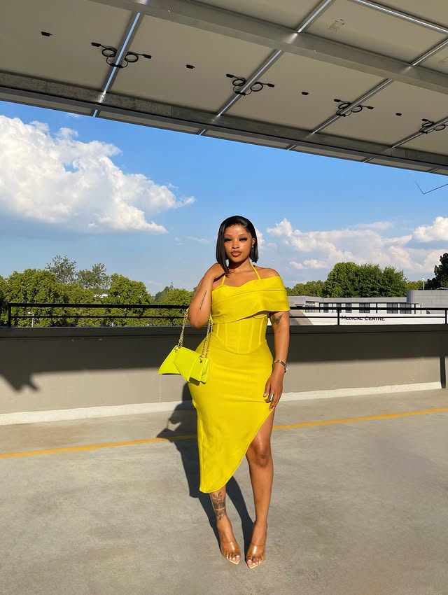 Instagram post by @ntombi__mbele for Fashion Nova. Caption reads: 💚 @FashionNova.