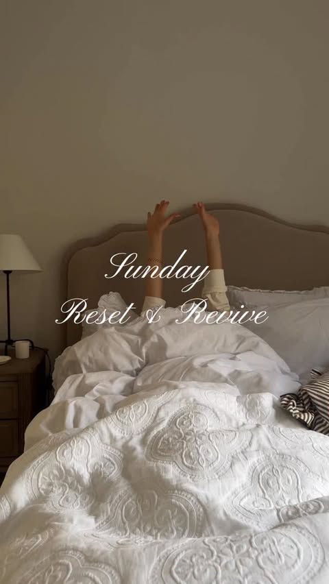 Instagram post by @withameliataylor for Aromatherapy Associates. Caption reads: Ad 🛁 Slow Sundays are for simple rituals and a....