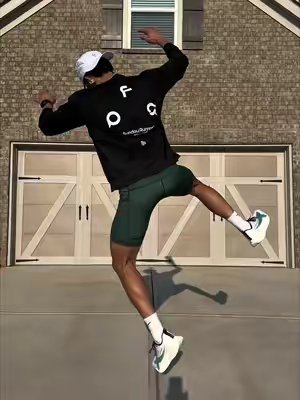 TikTok post by @drewyee for Sprints. Caption reads: @Sprints Running Running Half Tights. Quality is....