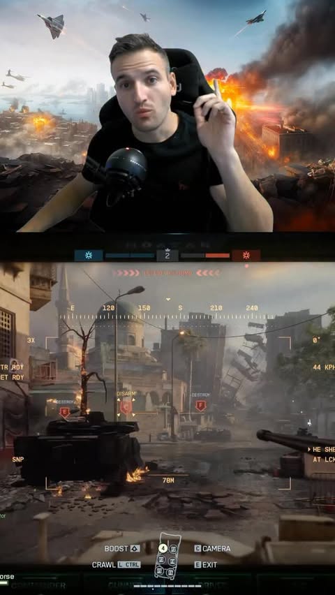 Instagram post by @battlefield.br for Electronic Arts. Caption reads: Novo MAPA e Battle Royale SOLO chegando na semana....