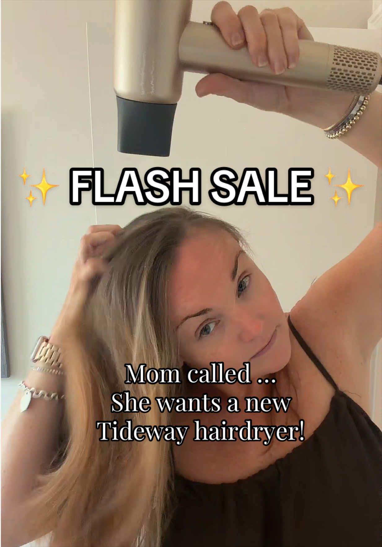 TikTok post by @tseltzer for Tideway. Caption reads: [...] to the healthiest hair you’ve ever had!....