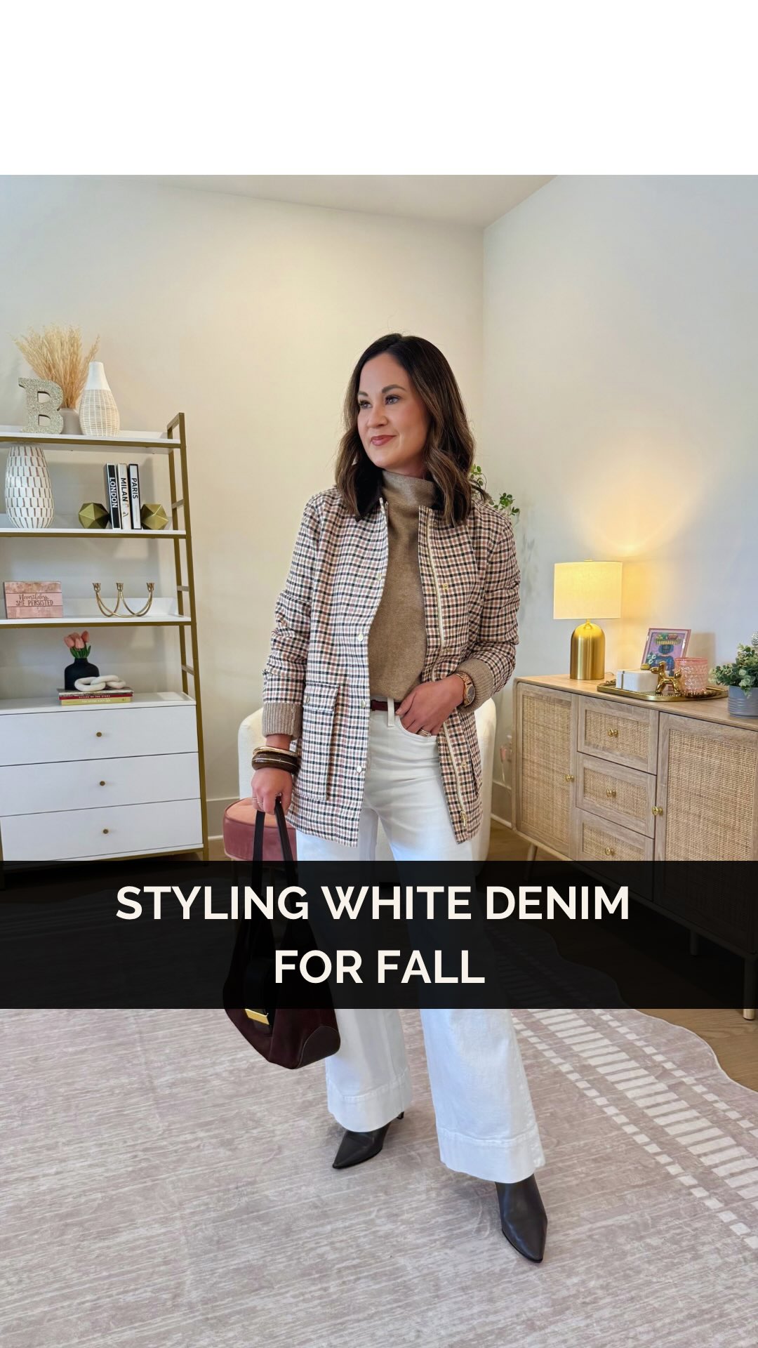 Instagram post by @bestyledco_ for LOFT. Caption reads: Comment ME for the link to shop my look (jacket is....