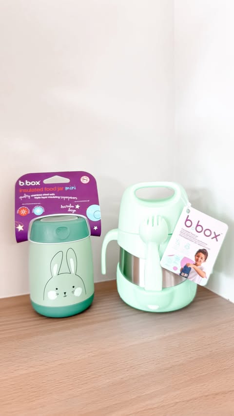 Instagram post by @demii.maree for b.box for kids. Caption reads: [...] you to the insulated food jars from....