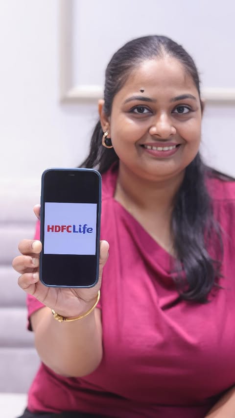 Instagram post by @thehappymommie for HDFC Life. Caption reads: #AD Watching this HDFC Life film felt deeply....