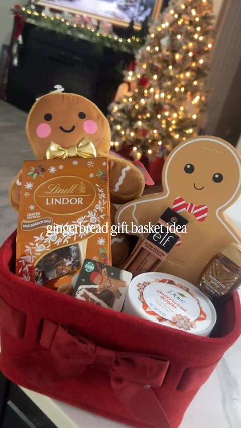 Instagram post by @trendyfavefinds for Lindt. Caption reads: Still need a gift idea? This is a sweet one and....