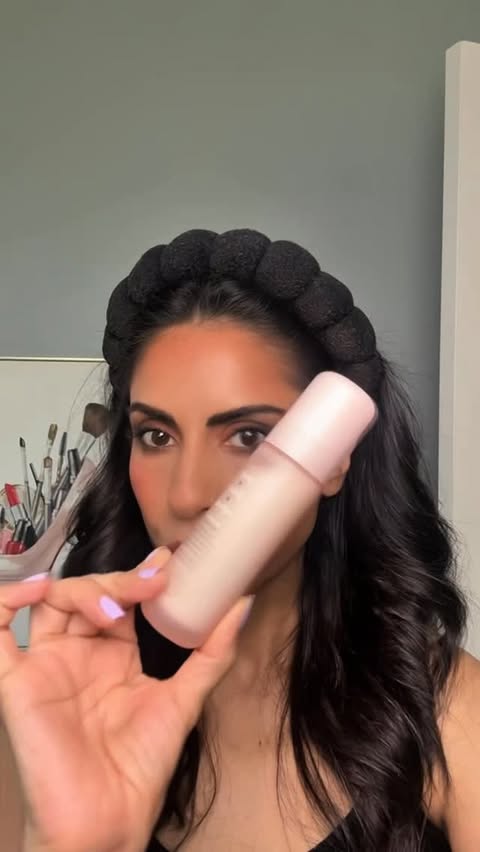 Instagram post by @beautybubble0326 for Polite Society. Caption reads: [...] Rose Milk Moisturizing Glaze Mist -....