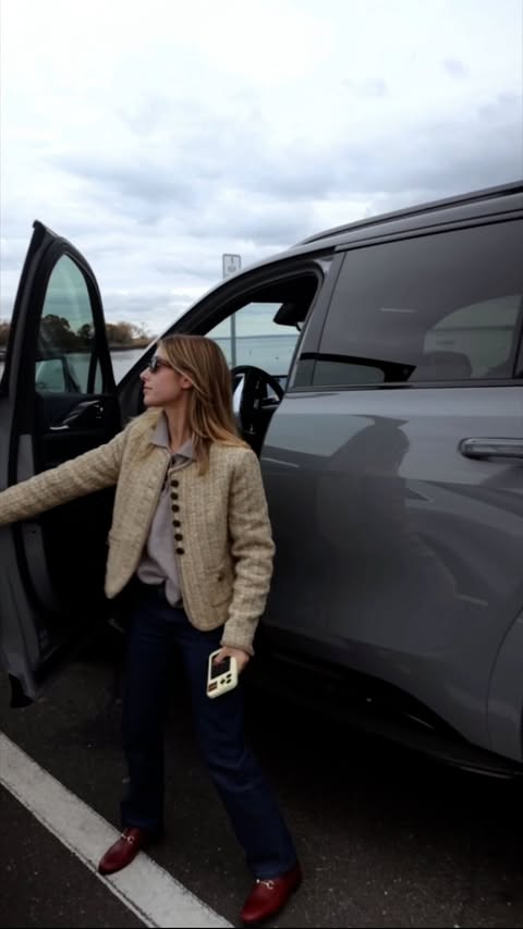 Instagram post by @chbickley for Cadillac. Caption reads: Leaving the city this morning and heading to....