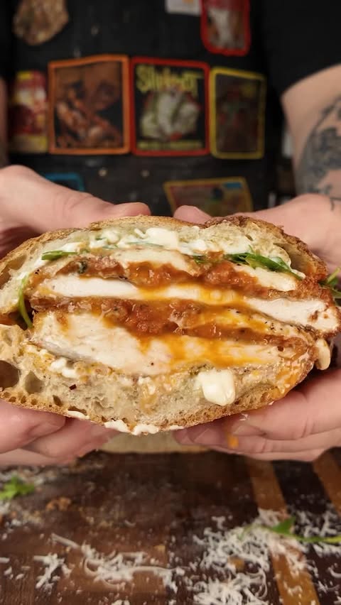Instagram post by @itssandwichking for Hellmann's. Caption reads: [...] sandwich could get even better? Hello,....