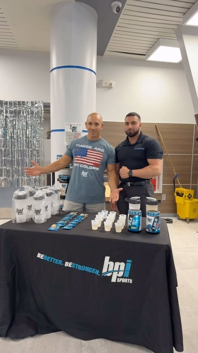 Instagram post by @chrismac_365 for BPI Sports. Caption reads: [...] the new #1MROG #preworkout and other....