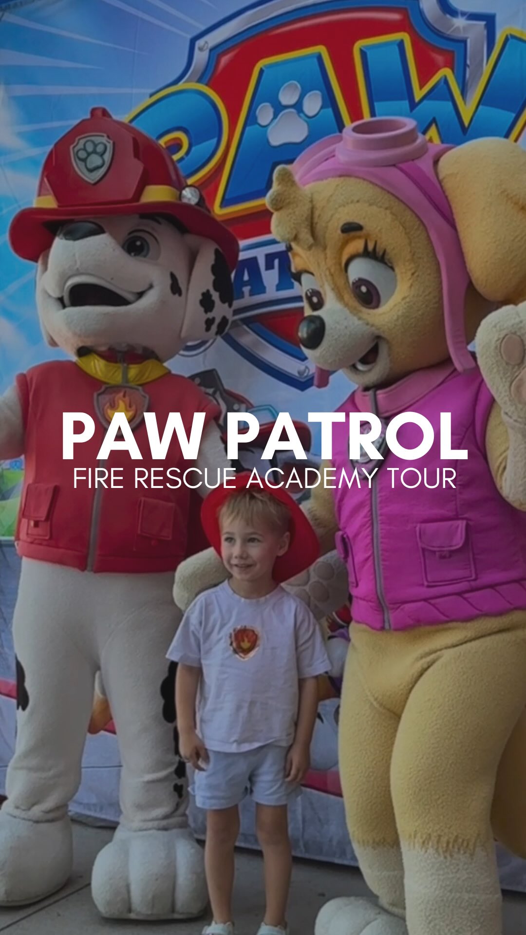 Instagram post by @mcastromusic for PAW Patrol. Caption reads: 🚨 Comment ‘RESCUE’ below to see if they’re coming....