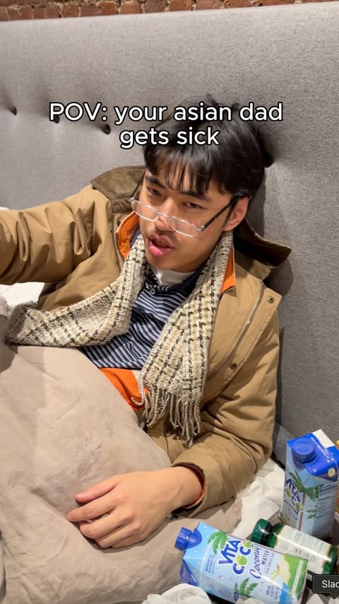 Instagram post by @remyzeee for Vita Coco. Caption reads: Getting better tgt with asian dad and @vitacoco....