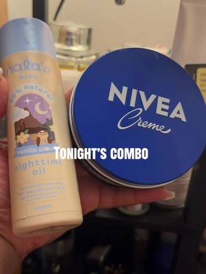 TikTok post by @itseldyt for Nala’s Baby. Caption reads: Colder nights call for more hydrating body care-....