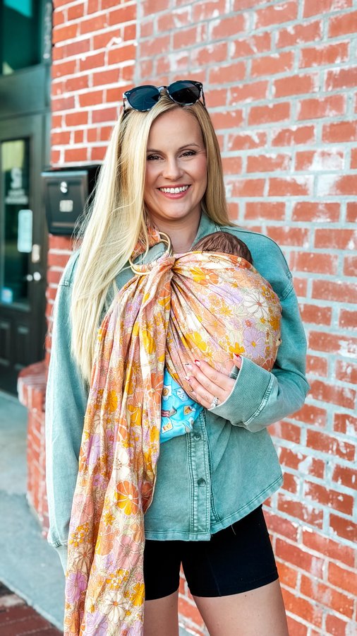 Instagram post by @taylorleighgriffith for WildBird. Caption reads: This carrier was a gift from @wildbird & I cannot....