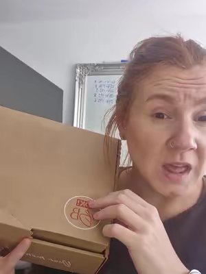TikTok post by @kerry.priestley91 for OK! Beauty Box. Caption reads: The perfect beauty box 💖💖 @OK! Beauty Box....